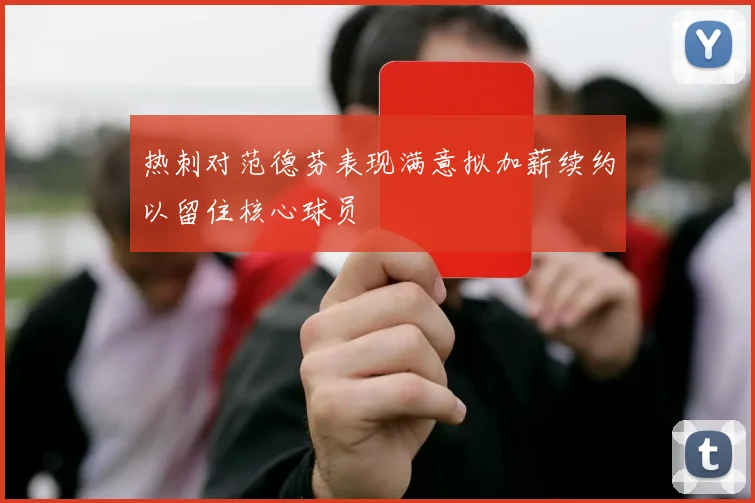 热刺对范德芬表现满意拟加薪续约以留住核心球员